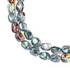 Electroplate Glass Beads Strands EGLA-N008-016-A04-3