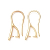 Brass Earring Hooks KK-G604-05G-1