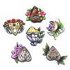 12Pcs 6 Style Acrylic Pendants MACR-CJ0001-68-1