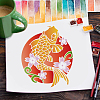 Large Plastic Reusable Drawing Painting Stencils Templates DIY-WH0172-687-7