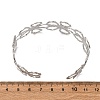 304 Stainless Steel Cuff Bangles BJEW-B135-01A-P-3