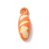 Brass Enamel Pendants KK-CBA260B-14D-G-1