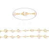Handmade Natural Rose Quartz Chip Beaded Chains CHC-M024-22G-04-1-2