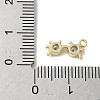 Brass Micro Pave Cubic Zirconia Charms KK-C043-05G-3
