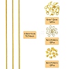 DIY Brass Chain Extender/End Chains Making Kits DIY-FS0005-61G-4