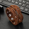 Cowhide Cord Multi-strand Bracelets FS-WGD603F-01-2