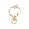 Apple Alloy Swivel Clasps X-FIND-L012-02KCG-2