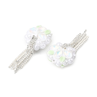 Handmade Polymer Clay Rhinestone Beads CLAY-Z006-02A-1