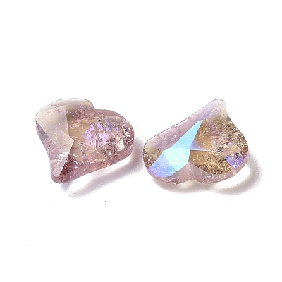 Crackle Moonlight Style Glass Rhinestone Cabochons RGLA-J017-B-IO-1