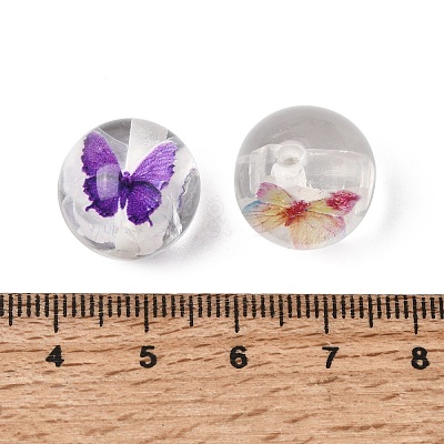 Transparent Acrylic Beads MACR-K002-04-1