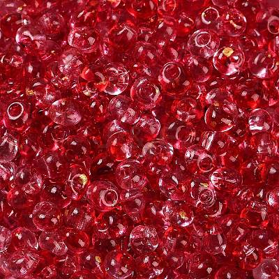 6/0 Spray Paint Fringe Glass Seed Beads SEED-H003-11F-1