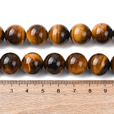 Natural Tiger Eye Beads Strands G-H329-C07-14mm-1