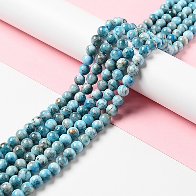 Natural Apatite Beads Strands G-G858-01B-1