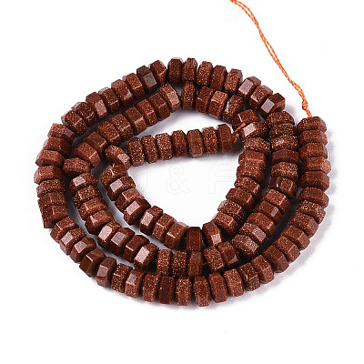Synthetic Goldstone Beads Strands G-N357-14A-02-1