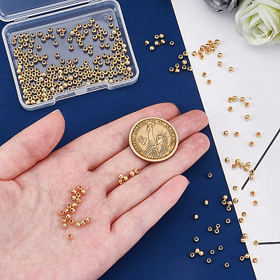 Brass Beads KK-PH0002-20B-WH-1