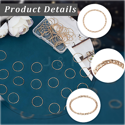 Brass Linking Rings KK-BBC0024-94A-1