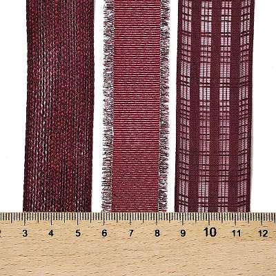 9 Yards 3 Styles Polyester Ribbon SRIB-A014-A11-1