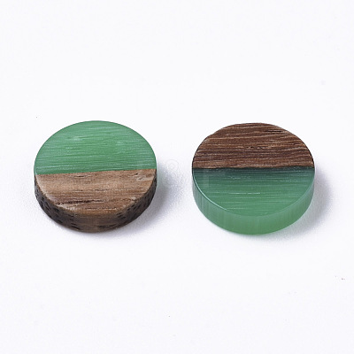 Resin & Wood Cabochons X-RESI-S358-70-H15-1
