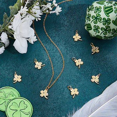 40Pcs Rack Plating Brass Pendants KK-BBC0016-92-1