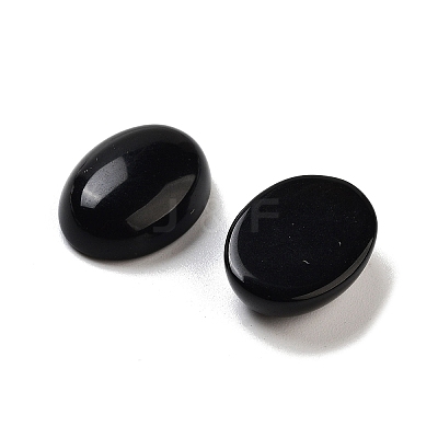 Natural Obsidian Cabochons G-G145-01B-51-1
