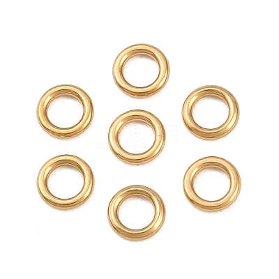 Ion Plating(IP) 304 Stainless Steel Closed Jump Rings STAS-G393-06G-14-1