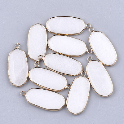 Natural White Jade Pendants G-T112-23K-1