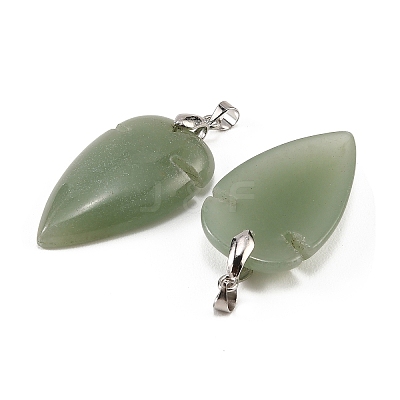Natural Green Aventurine Pendants G-H359-04P-03-1