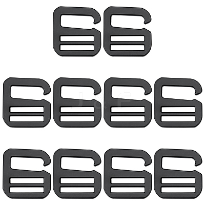 10Pcs Zinc Alloy Adjustable Buckles FIND-OC0002-03-1