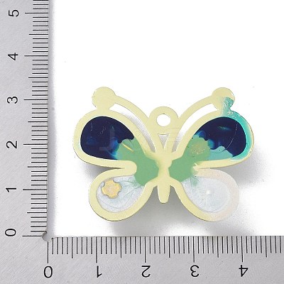 Rack Plating Alloy Enamel Pendants FIND-I038-13F-1