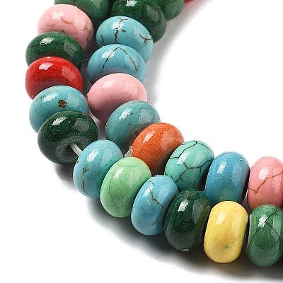 Synthetic Turquoise Beads Strands X-G-B140-M01-1