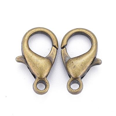 Antique Bronze Alloy Lobster Claw Clasps X-E105-NFAB-1