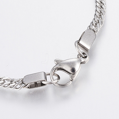 Tarnish Resistant 304 Stainless Steel Link Bracelets BJEW-H572-05P-1