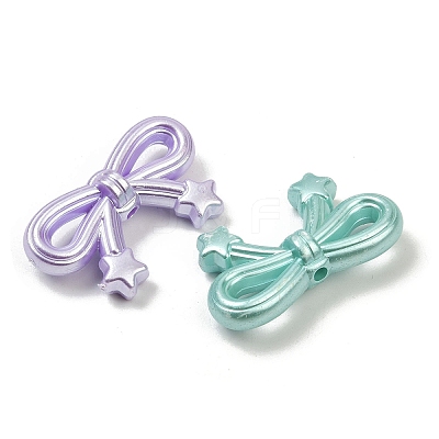 Opaque Acrylic Imitation Pearl Beads X-OACR-B031-50-1