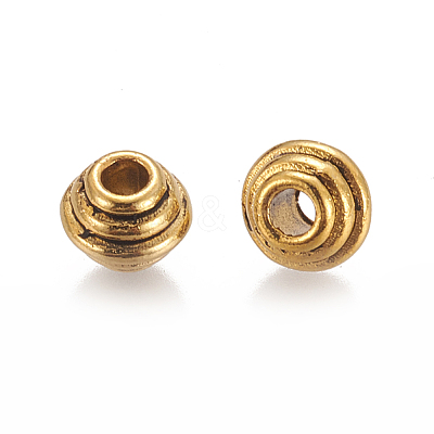 Tibetan Style Alloy Spacer Beads GLF5166Y-NF-1