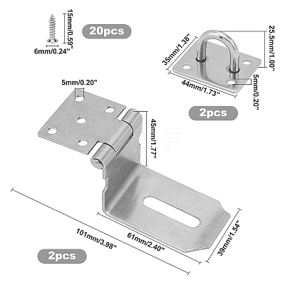 Stainless Steel Lock Hinge STAS-UN0013-03P-1