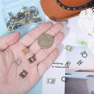 32Pcs 4 Colors Alloy Belt Buckles FIND-CA0009-20-1