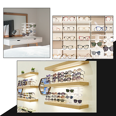 Transparent Plastic Displays for Eyeglasses ODIS-WH0034-01-1