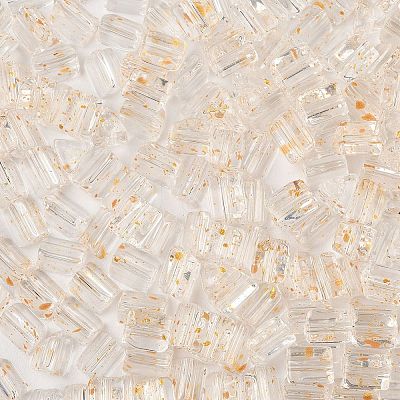 Transparent Spray Painted Glass Seed Beads SEED-L011-10A-05-1