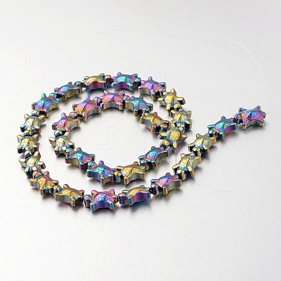 Electroplate Non-magnetic Synthetic Hematite Bead Strands G-F300-52A-02-1