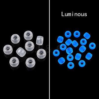 Transparent & Luminous Plastic Beads KY-T025-01-H09-1