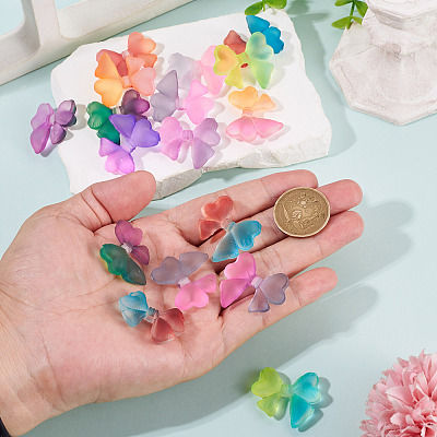 Transparent Acrylic Beads TACR-TAC0007-14-1