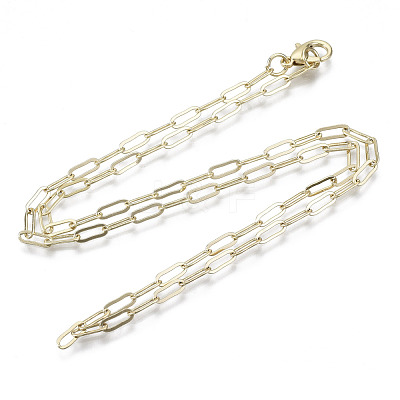 Brass Paperclip Chains MAK-S072-10B-KC-1