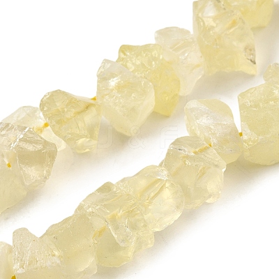 Natural Lemon Quartz(Heated) Beads Strands G-I283-F30-1