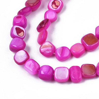 Natural Trochid Shell/Trochus Shell Beads Strands SHEL-S258-083-B07-1