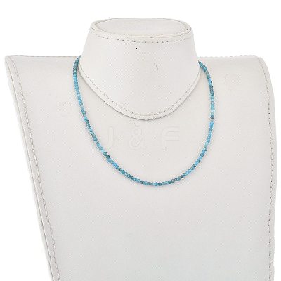 Natural Apatite Beaded Necklaces NJEW-JN02990-03-1