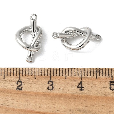 Brass Knot Connector Charms KK-S518-05P-1
