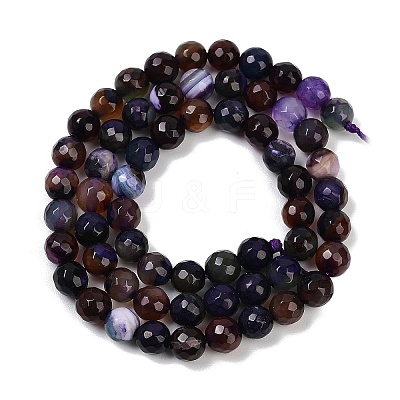 Natural Agate Beads Strands G-C082-A01-23-1