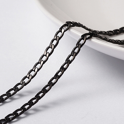 3.28 Feet 304 Stainless Steel Twisted Chain Curb Chains X-CHS-H007-29B-1