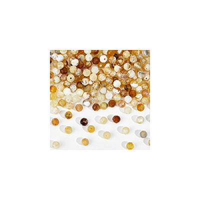 2 Strands Natural Yellow Opal Beads Strands G-NB0005-71-1