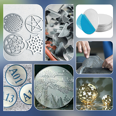 Round Aluminum Sheets AJEW-WH0695-047P-A-1